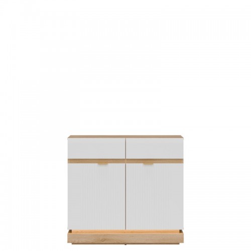 Kumode MILTON ML02, Ozols cremona/Balts matēts